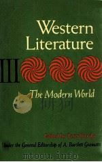 WESTERN LITERATURE 3 THE MODERN WORLD   1971  PDF电子版封面    PETER BROOKS 