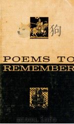 POEMS TO REMEMBER（1951 PDF版）