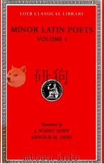 MINOR LATIN POETS VOLUME 1（1998 PDF版）
