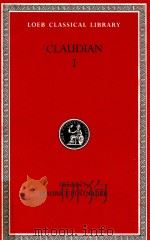 CLAUDIAN VOLUME 1   1990  PDF电子版封面    MAURICE PLATNAUER 