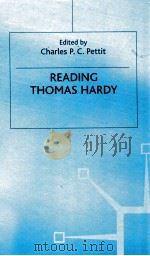 READIG THOMAS HARDY   1998  PDF电子版封面    CHARIES P.C.PETTIT 