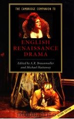 ENGLISH RENAISSANCE DRAMA THE CAMBRIDGE COMPANION TO（1990 PDF版）