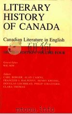 LITERARY HISTORY OF CANADA CANADIAN LITERATURE IN ENGLISH VOLUME IV   1990  PDF电子版封面    W.H.NEW 