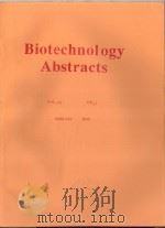 BIOTECHNOLOGY ABSTRACTS VOL.18  NO.4 JANUARY 1999   1999  PDF电子版封面     