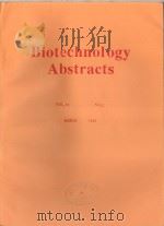 BIOTECHNOLOGY ABSTRACTS VOL.18  NO.7 MARCH 1999   1999  PDF电子版封面     