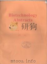 BIOTECHNOLOGY ABSTRACTS VOL.18  NO.16 JULY 1999   1999  PDF电子版封面     