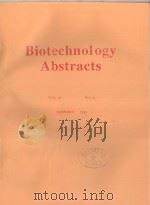 BIOTECHNOLOGY ABSTRACTS VOL.18  NO.23 NOVEMBER 1999   1999  PDF电子版封面     