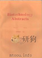 BIOTECHNOLOGY ABSTRACTS VOL.18  NO.24 NOVEMBER 1999   1999  PDF电子版封面     