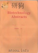 BIOTECHNOLOGY ABSTRACTS VOL.18  NO.26 DECEMBER 1999   1999  PDF电子版封面     