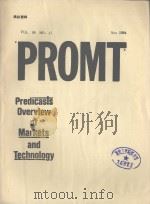 PREDICASTS OVERVIEW OF MARKETS AND TECHNOLOGY VOL.86 NO.11 NOV 1994   1994  PDF电子版封面     