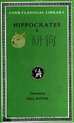 HIPPOCRATES VOLUME V   1988  PDF电子版封面    PARL POTTER 