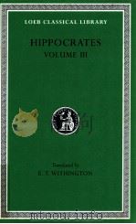 HIPPOCRATES VOLUME 3   1999  PDF电子版封面    E.T.WITHINGTON 