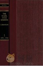 THE NOBEL PRIZE WINNERS LITERATURE VOLUME 1 1901-1926（1987 PDF版）