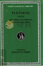 PLUTARCH:LIVES SERTORIUS AND EUMENES PHOCIONAND CATO THE YOUNGER（1919 PDF版）