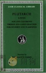 PLUTARCH:LIVES AGIS AND CLEOMENES TIBERIUS AND GAIUS GRACCHUS PHILOPOEMEN AND FLAMININUS（1921 PDF版）