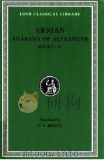 ARRIAN:ANABASIS OF ALEXANDER BOOKS I-IV（1976 PDF版）