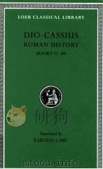 DIO CASSIUS:ROMAN HISTORY BOOKS LXXI-LXXX（1927 PDF版）
