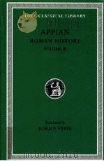 APPIAN:ROMAN HISTORY VOLUME III   1913  PDF电子版封面    HORACE WHITE 