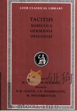 TACITUS:AGRICOLA（1970 PDF版）