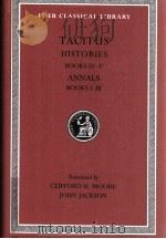 TACITUS:THE ANNALS BOOKS IV-V   1931  PDF电子版封面    JOHN JACKSON 