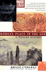 KOREA'S PALCE IN THE SUN:A MODERN HISTORY   1997  PDF电子版封面    BRUCE CUMINGS 