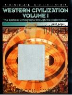 WESTERN CIVILIZATION VOLUME I:THE EARLIEST CIVILIZATIONS THROUGH THE REFORMATION   1997  PDF电子版封面     