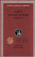 LIVY:HISTORY OF ROME BOOKS XXXV-XXXVII（1958 PDF版）