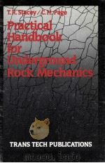 PRACTICAL HANDBOOK FOR UNDERGROUND ROCK MECHANICS（1986 PDF版）