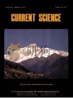 CURRENT SCIENCE   1993  PDF电子版封面     