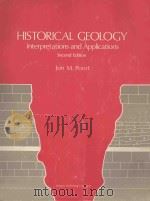 HISTOTICAL GEOLOGY INTERPRETATIONS AND APPLICATIONS   1976  PDF电子版封面  0808716476   