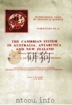 THE CAMBRIAN SYSTEM IN AUSTRALIA ANTARCTICA AND NEW ZEALAND（1985 PDF版）