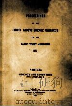PROCEEDINGS OF THE EIGHTH PACIFIC SCIENCE CONGRESS OF THE PACIFIC SCENCE ASSOCIATION VOLUME Ⅱ   1956  PDF电子版封面     