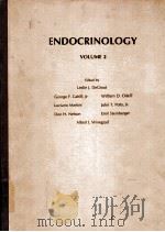 ENDOCRINOLOGY VOLUME 2   1979  PDF电子版封面  0808911686   