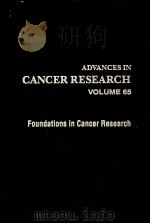 ADVANCES IN CANCER RESEARCH VOLUME 65（1994 PDF版）