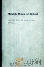 METABOLIC DISEASE IN CHILDHOOD（1979 PDF版）