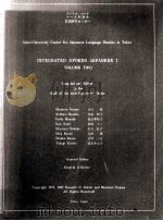 Integrated Spoken  Japanese-I Volume Two   1971.11  PDF电子版封面    水谷修（ほか）著 