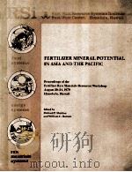 FERTILIZER MINERAL POTENTIAL IN ASIA AND THE PACIFIC   1980  PDF电子版封面     