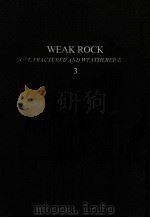 WEAK ROCK SOFT FRACTURED AND WEATHERED ROCK VOLUME 3   1982  PDF电子版封面  9061912083   