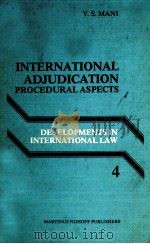 INTERNATIONAL ADJUDICATION  PROCEDURAL ASPECTS（1980 PDF版）