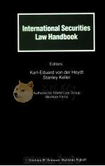 INTERNATIONAL SECURITIES LAW HANDBOOK（1995 PDF版）