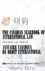 THE CANADIAN REARBOOK OF INTERNATIONAL LAW   1983  PDF电子版封面    C.B.BOURNE 