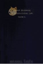 GERMAN YEARBOOK OF INTERNATIONAL LAW  VOLUME 31  1988   1989  PDF电子版封面     