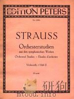 EDITION PETEERS Nr.4189e STRAUSS Orchesterstudien     PDF电子版封面    kvarda 
