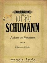 EDITION PETEERS Nr.2362 SCHUMANN Andante und Variationen Opus46（ PDF版）