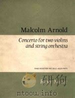 CONCERTO FOR TWO VIOLINS AND STRING ORCHESTRA OP.77     PDF电子版封面     