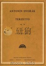 ANTONIN DVORAK TERZETTO OP.74   1977  PDF电子版封面     