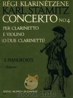 KARL STAMITZ CONCERTO NO 4（ PDF版）