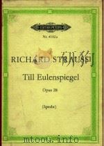 EDITION PETERS Nr.4192e RICHARD STRAUSS TILL EULENSPIEGELS LUSTIGE STREICHE Opus28（ PDF版）