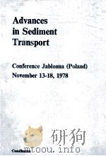 ADVANCES IN SEDIMENT TRANSPORT   1981  PDF电子版封面  8304005921   