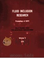 FLUID INCLUSION RESEARCH PROCEEDINGS OF COFFI VOLUME 11（1978 PDF版）